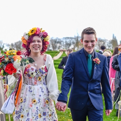 Real Weddings: Festival Vibes