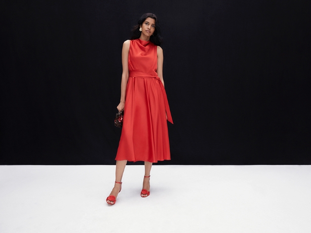 Red Phase Eight party dress